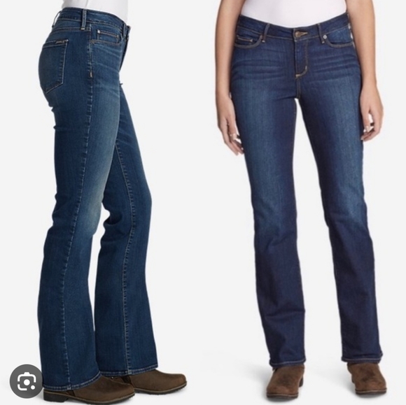 Eddie Bauer Natural Barely Boot Jeans - Picture 5 of 7